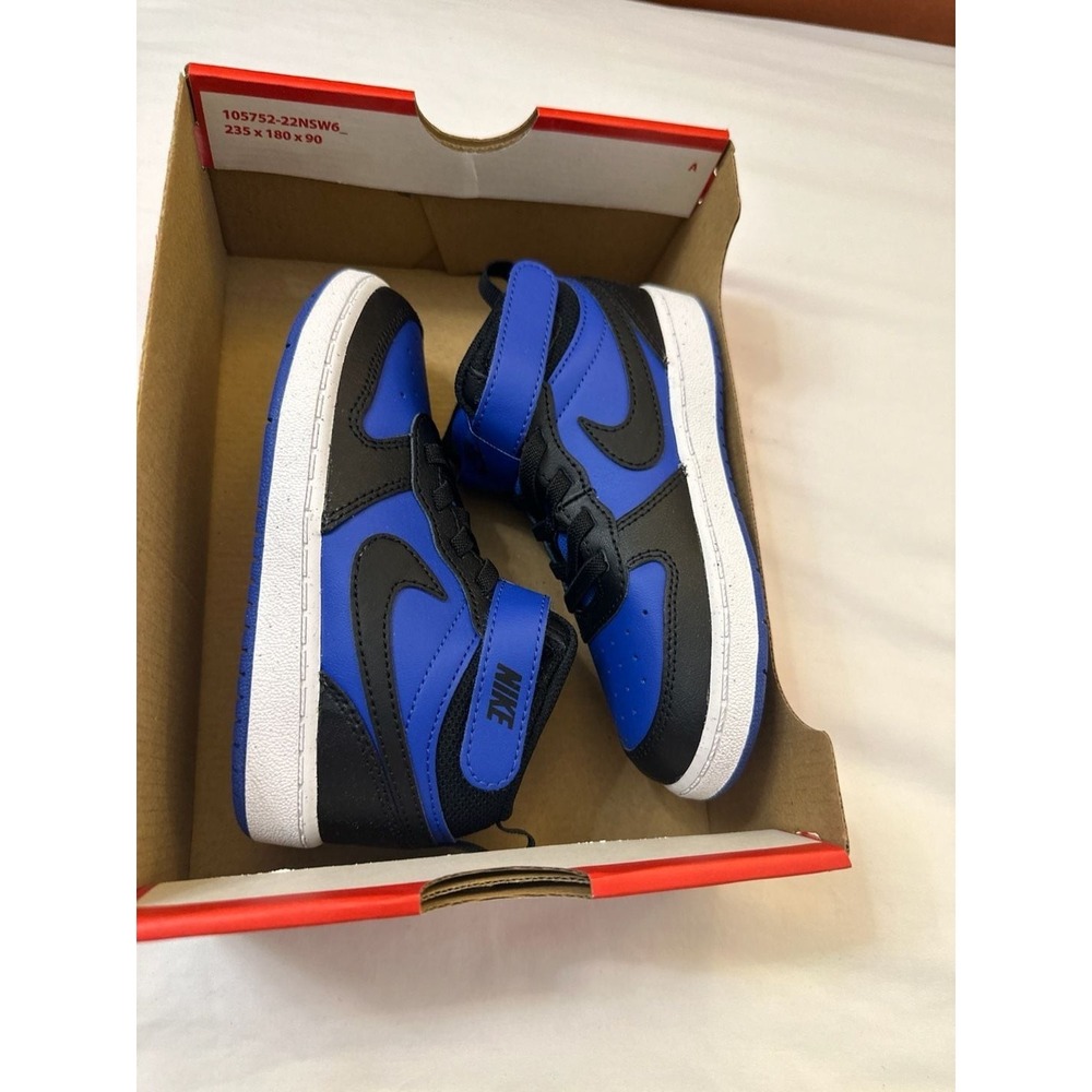 Nike Kids' Court Borough Mid 2 High Top Sneaker Little Kid